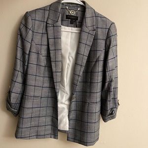 Donna Karan Plaid Blazer